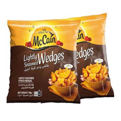 Buy McCain Frozen Wedges 750g Pack of 2 in UAE