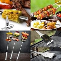 Aiwanto 19Pcs Kitchen Cooking Tools Kitchen Cooking Accessories Kit With Storage Bag Cooking Spoon Knife Set Barbecue Grill Utensils Set for Camping Travelling Gift