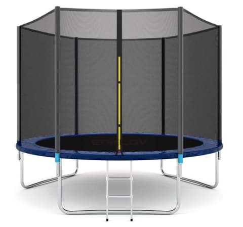 Rainbow Toys 10 Ft Trampoline, High Quality Kids Trampoline Fitness Exercise Equipment Outdoor Garden Jump Bed Trampoline With Safety Enclosure