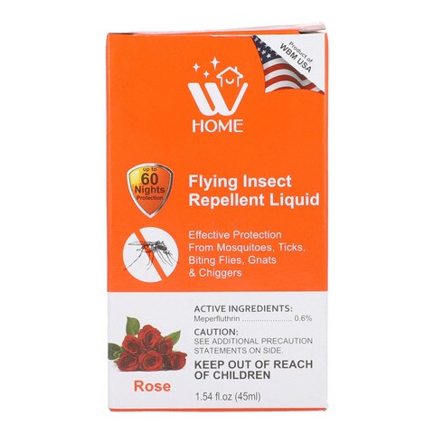 Home Flying Insect Repellent Liquid Rose 45ml