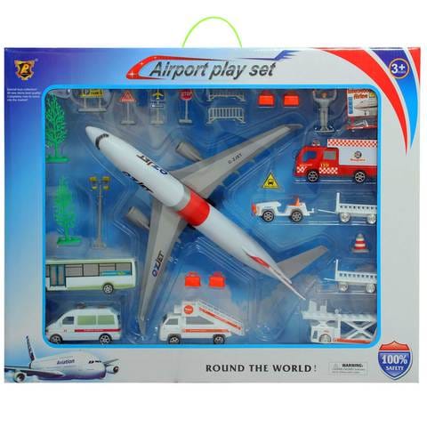 Round The World Airport Playset Multicolour Pack of 12