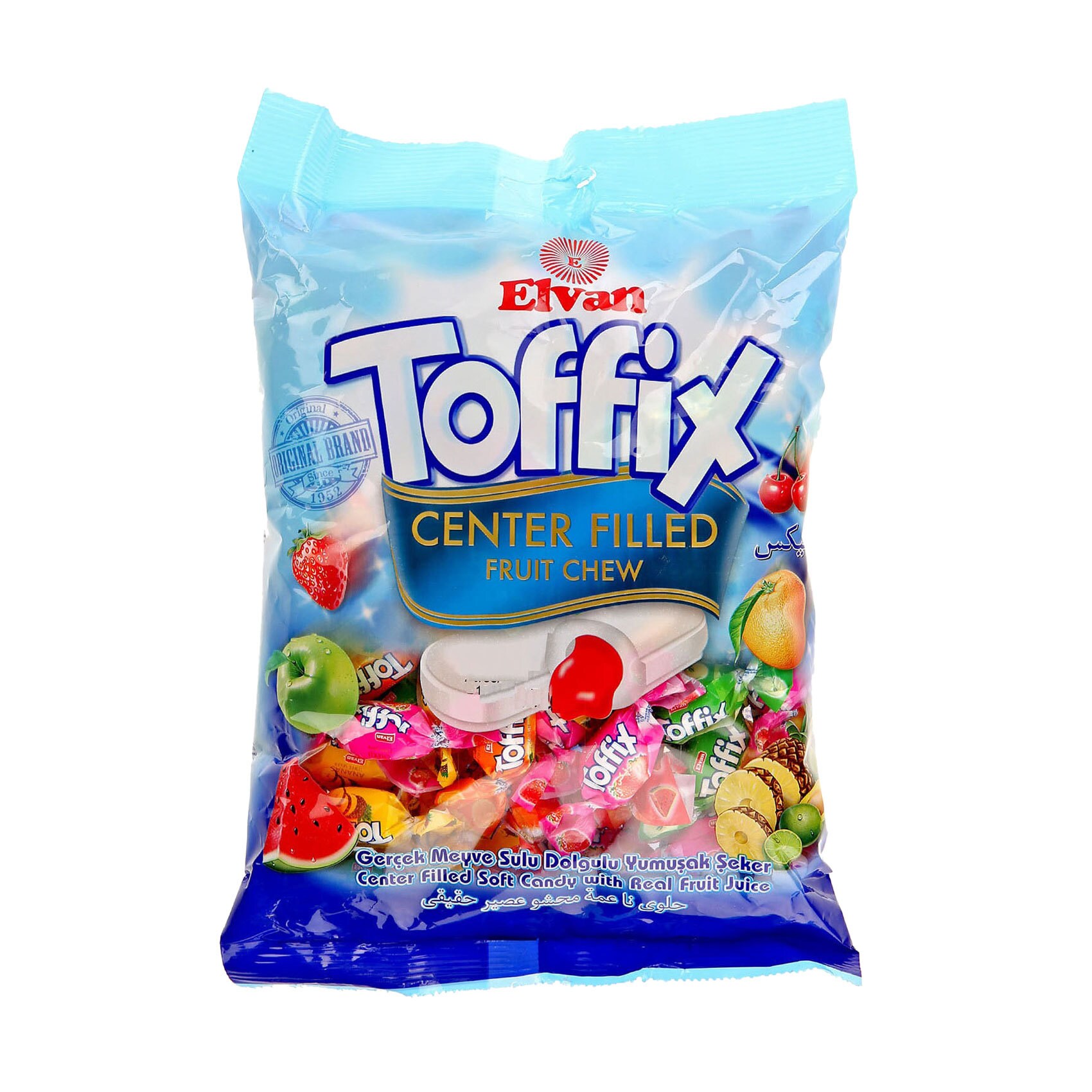 Buy Elvan Toffix Center Filled Fruit Chew 350g Online Shop Food