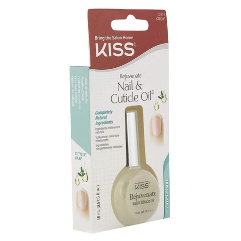 Kiss Rejuvenate Nail And Cuticle Oil Clear 15ml