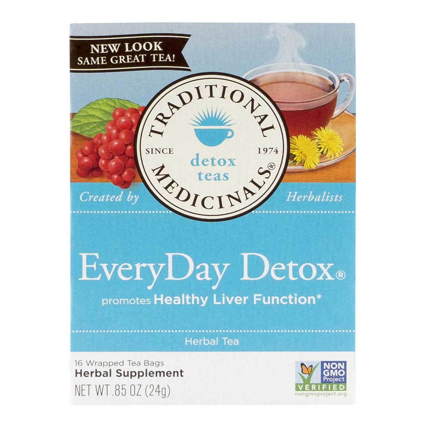 Buy Traditional Medicinals Everyday Detox Herbal Tea 24g Online Shop