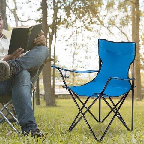 GO2CAMPS Camping Chair-Foldable Beach Chair-Picnic Chair with Carry Bag for Travel Chair Picnic,Hiking (Multicolours)