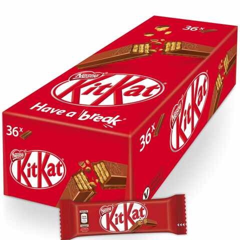 Nestle KitKat Chocolate Bar 20.5g Pack of 36