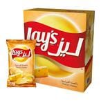 Buy Lays Potato Chips Cheese Flavor 21g 12 Pieces in Saudi Arabia