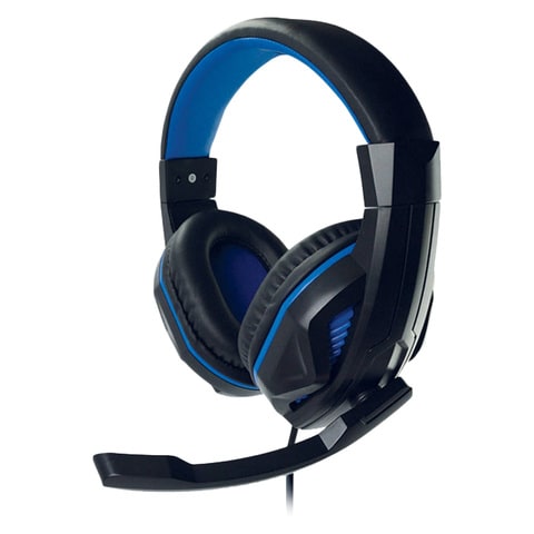 Blue gaming outlet headset