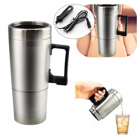 Car Heating Cup Coffee Maker 12V Travel Portable Pot Heated