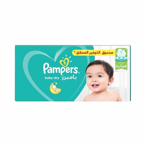 Buy Baby-Dry Diapers Size 5 Junior 11-18 kg Mega Box Pack of 104 Online - Shop Baby Products Carrefour UAE