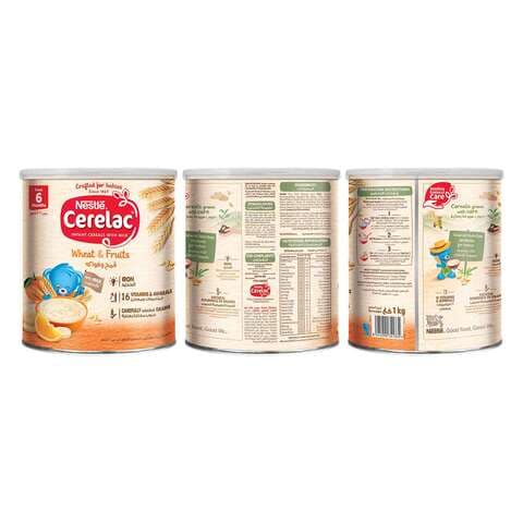 Cerelac wheat &amp; fruits from for babies 8 months 1 kg