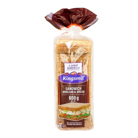 Kingsmill Brown Whole Meal Sandwich Bread 600g