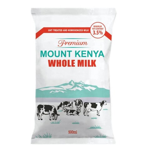 Buy Mount Kenya Milk Premium Fino 500Ml - Long Life Online - Carrefour