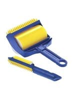 Buy Generic 2-Piece Reusable Sticky Picker Upper Brush Yellow/Blue in Saudi Arabia