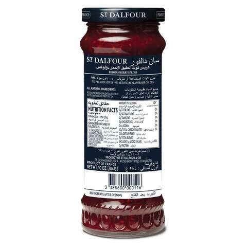 St. Dalfour Rhapsodie De Fruit Red Raspberry Flavour Jam 284g