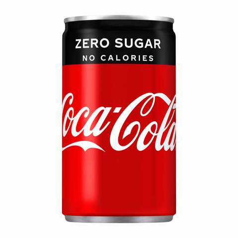 Buy Coca-Cola Zero Calories Carbonated Soft Drink Can 150ml Online ...