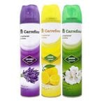 Buy Carrefour Lavender Jasmine And Lemon Air Freshener 300ml Pack of 3 in UAE