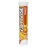 Activise Vitamin C 1000mg Orange Flavour Effervescent 20 Tablets