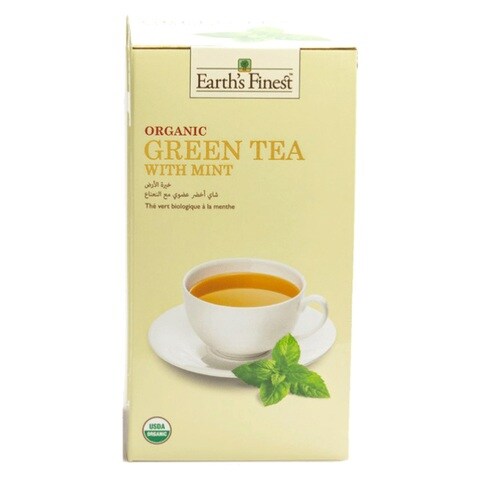 اشتري أجود أنواع الشاي الأخضر العضوي بالنعناع 37.5 جم من إيرث في الامارات