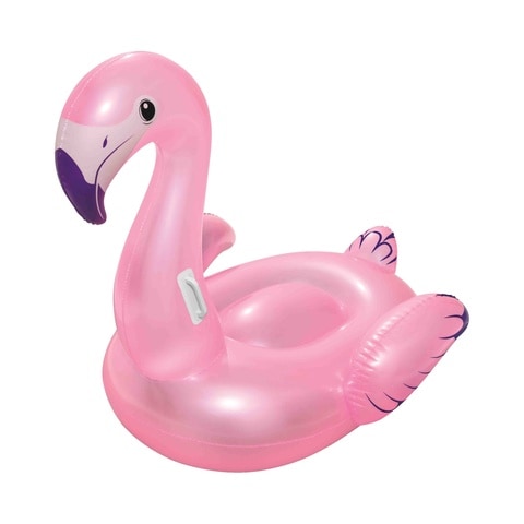 Bestway Rider Flamingo Pool Float Pink 127x127cm