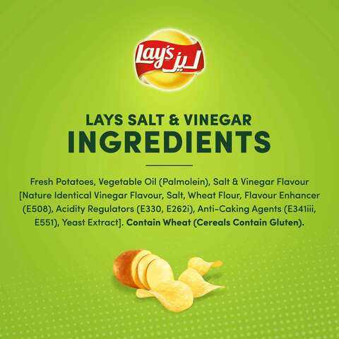 Lay&#39;s salt &amp; vinegar potato chips 170 g