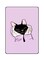 Theodor - Protective Case Cover For Apple iPad 7th Gen 10.2 Inch Black Loving Cat