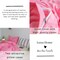 LUNA HOME Premium Queen/Double Size 6 Pieces Soft Fashion Tricolor Design Pink and Vanilla Color.