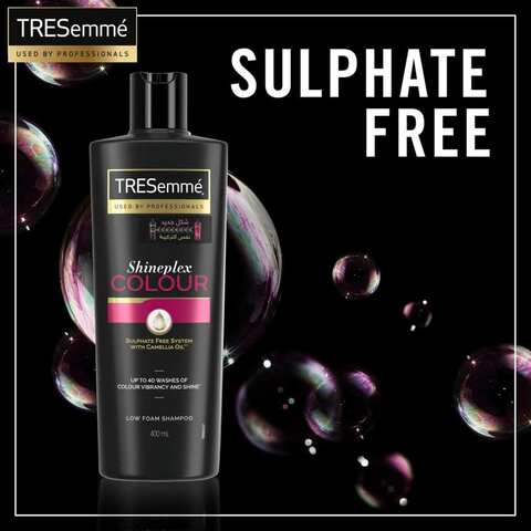 Tresemm&eacute; Shineplex Colour Shampoo For Vibrant Hair With Camellia Oil Professional Sulphate-Free 400ml