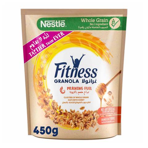 Nestle Fitness Granola Honey Breakfast Cereal 450g