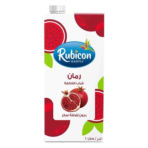 Rubicon Exotic No Sugar Added Pomegranate Fruit Juice 1L