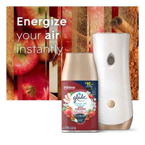 Buy Glade Automatic Spray Refill Apple Cinnamon Air Freshener 269ml Online  - Shop Cleaning & Household on Carrefour UAE