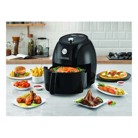 Black + Decker Air Fryer, 5 Liters, 1800 Watt, Black- AF575-B5