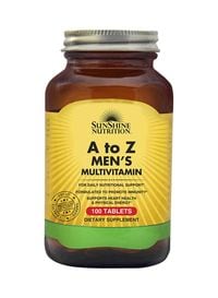 Sunshine Nutrition - A To Z Men&#39;s Multivitamin - 100 Tablets