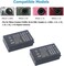 DMK Power ENEL20, EN-EL20a (1020mAh) 2-Pack Batteries Compatible with Nikon Coolpix P1000, DL24-500, Coolpix A, 1 AW1, 1 J1, 1 J2, 1 J3, 1 S1, 1 V3 Digital Camera