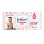 Buy Johnsons Wipes, Gentle All over - 72 Wipes in Kuwait