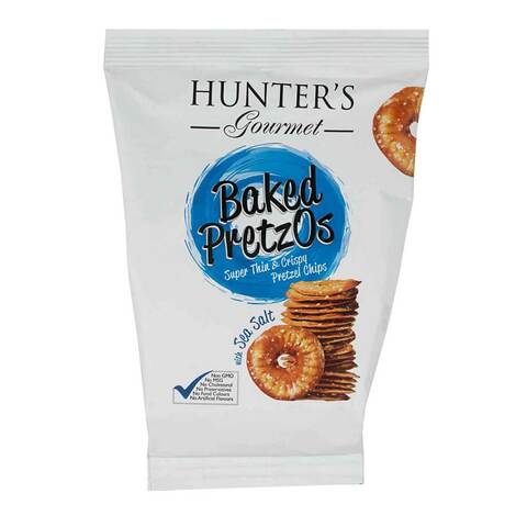 Hunter Foods Hunters Gourmet Baked Pretzos With Sea Salt 80g