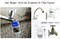 Doreen Kitchen Activated Carbon Water Filter Faucet Tap Household Water Purifier-Blue