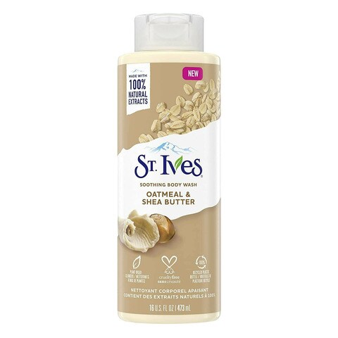 St. Ives Soothing Oatmeal And Shea Butter Body Wash 473ml
