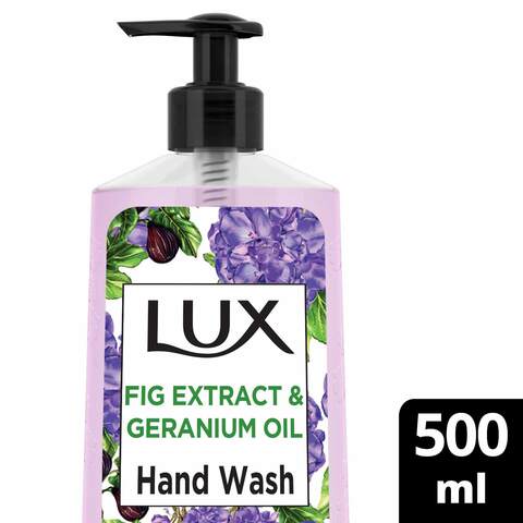 Buy Lux Botanicals Perfumed Hand Wash For All Skin Types Fig Extract  Geranium Oil Hygiene Propert in Saudi Arabia
