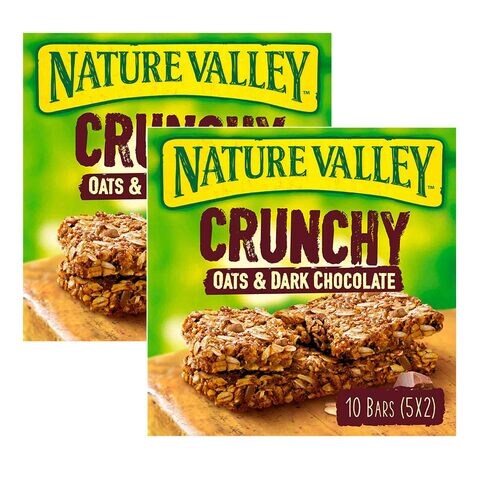 Nature Valley Oats And Dark Chocolate Crunchy Granola Bars 21g Pack of 20