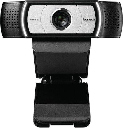 Logitech 960-000972 C930E Webcam With 4X Digital Zoom, Full Hd 1080P/30Fps - Black