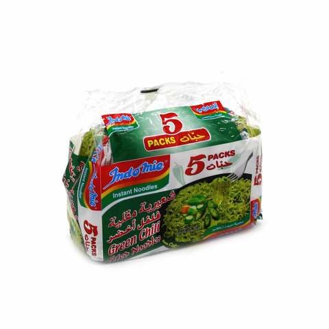 Indomie Green Chili Fried Noodles 80gx5s