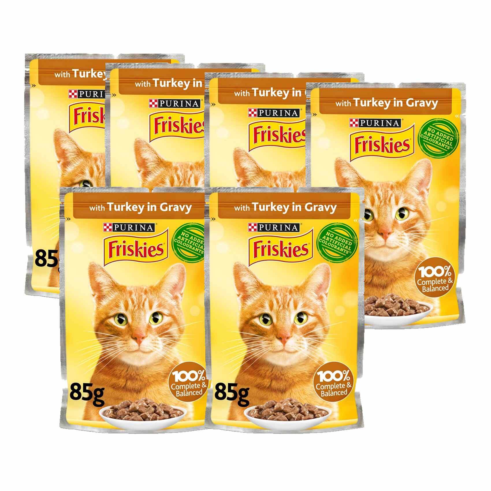 Buy Friskies Cat Food Turkey 85 Gram 5 1 Pieces Online Shop Pet