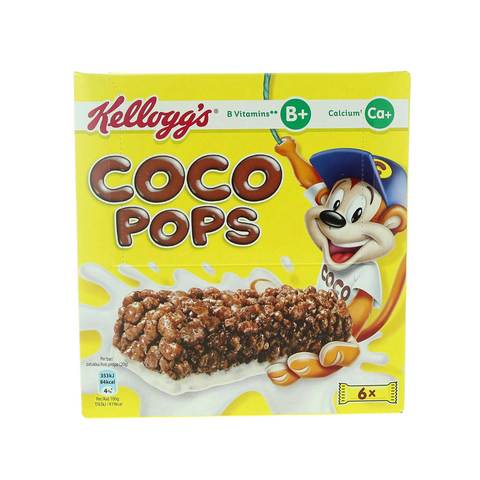 Kellogg&#39;s Coco Pops Bars 20g x6
