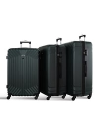 Parajohn Lightweight 3-Pieces ABS Hard Side Travel Luggage Trolley Bag Set (28/30/32) Inch