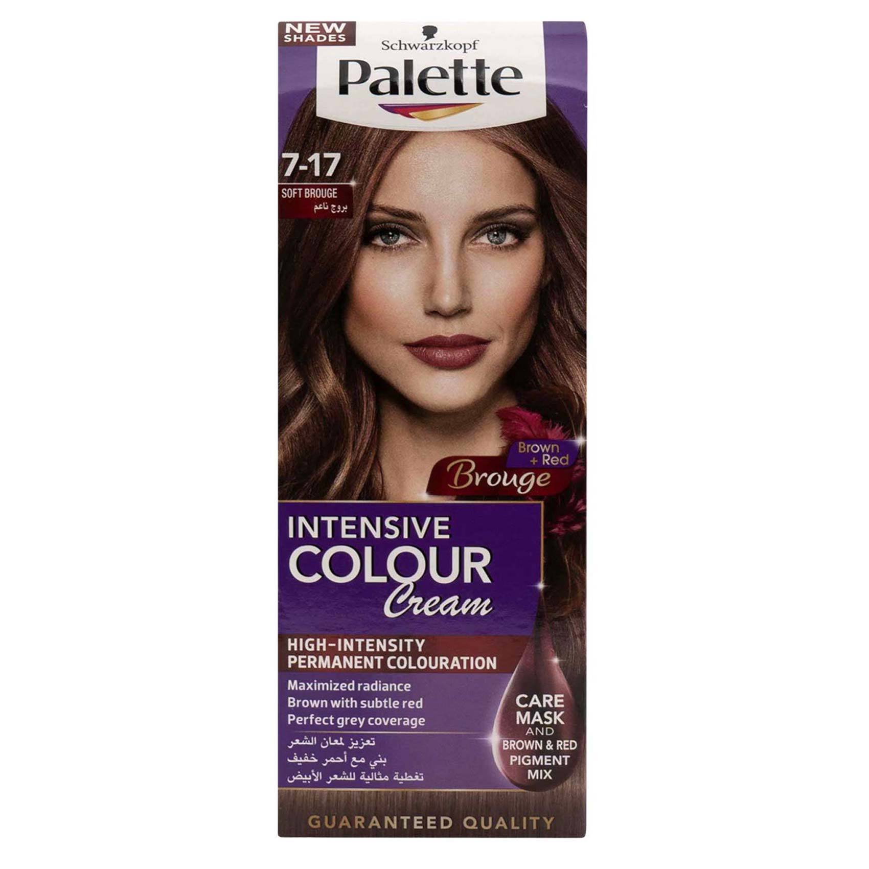 Buy Schwarzkopf Palette Intensive Color Cream 7 17 Soft Brouge Online Shop Beauty Personal Care On Carrefour Uae