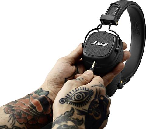 Marshall Major III On-Ear Headphones, Black