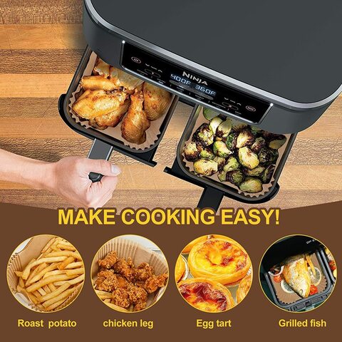 Chefman Air Fryer Liners, Disposable, Heat-Resistant, 100 Pack, 7 inch Round Parchment Paper