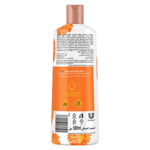 Lux Perfumed Body Wash Sweet Dahlia For 24 Hours Long Lasting Fragrance 500ml