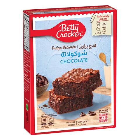 Buy Betty Crocker Chocolate Fudge Supreme Brownie Mix 500g in Saudi Arabia